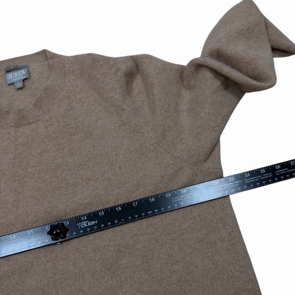 JCrew Cashmere Classic Fit Crew Neck Sweater 3X Quiet Luxury Minimalist Preppy - Picture 3 of 11